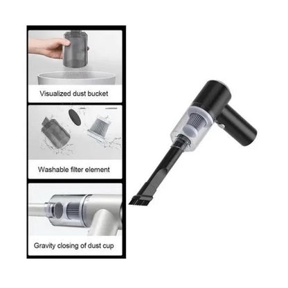 Mini Aspirador Portátil – Potência e praticidade na palma da mão